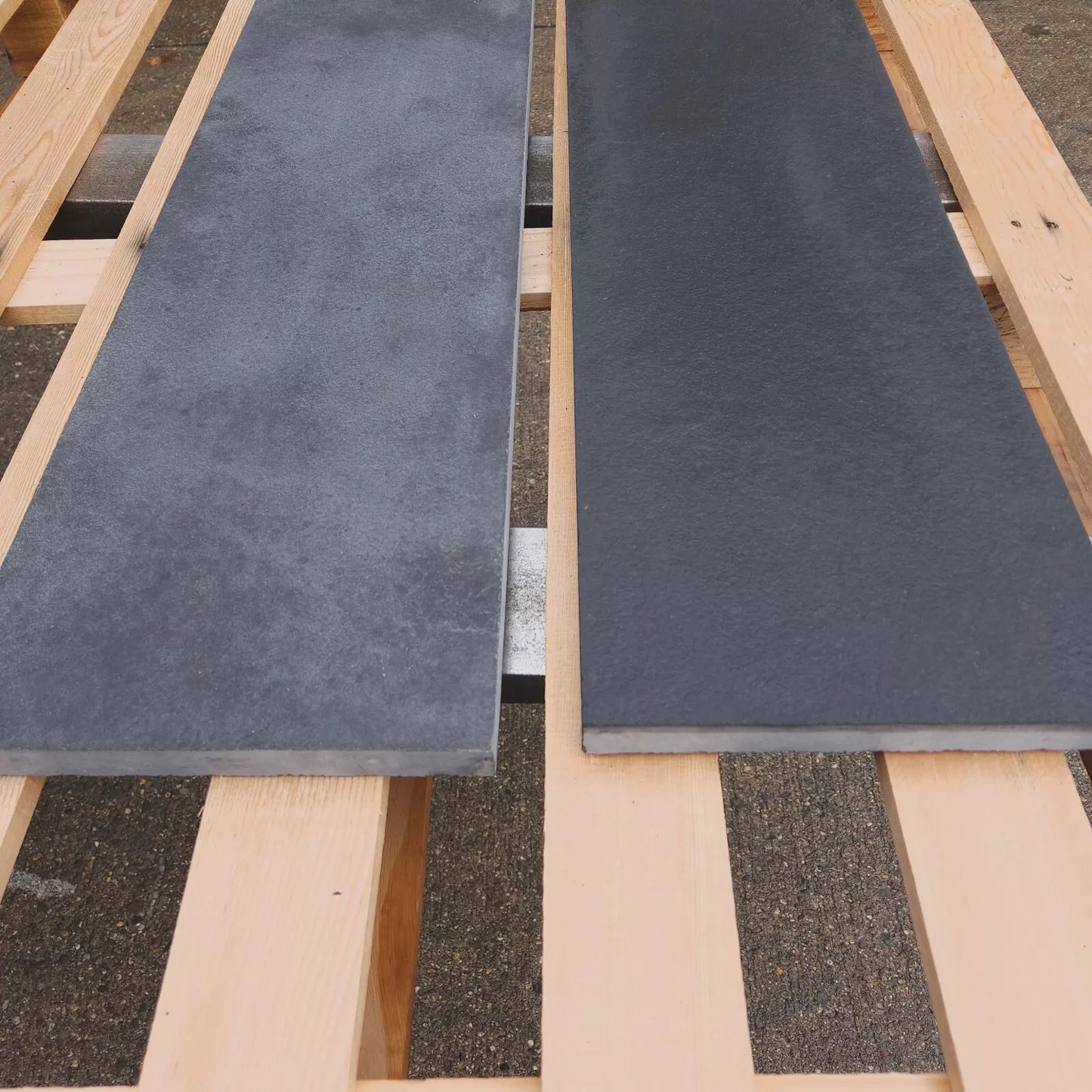 Black Limestone 800x250mm- Coping Stone / Pond / Wall Capping | Collection Milton Keynes
