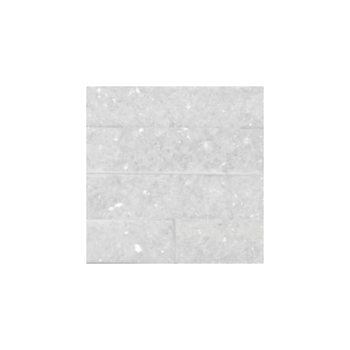 Split Face Tiles | Crystal White Cladding | Sample 100 x 100mm