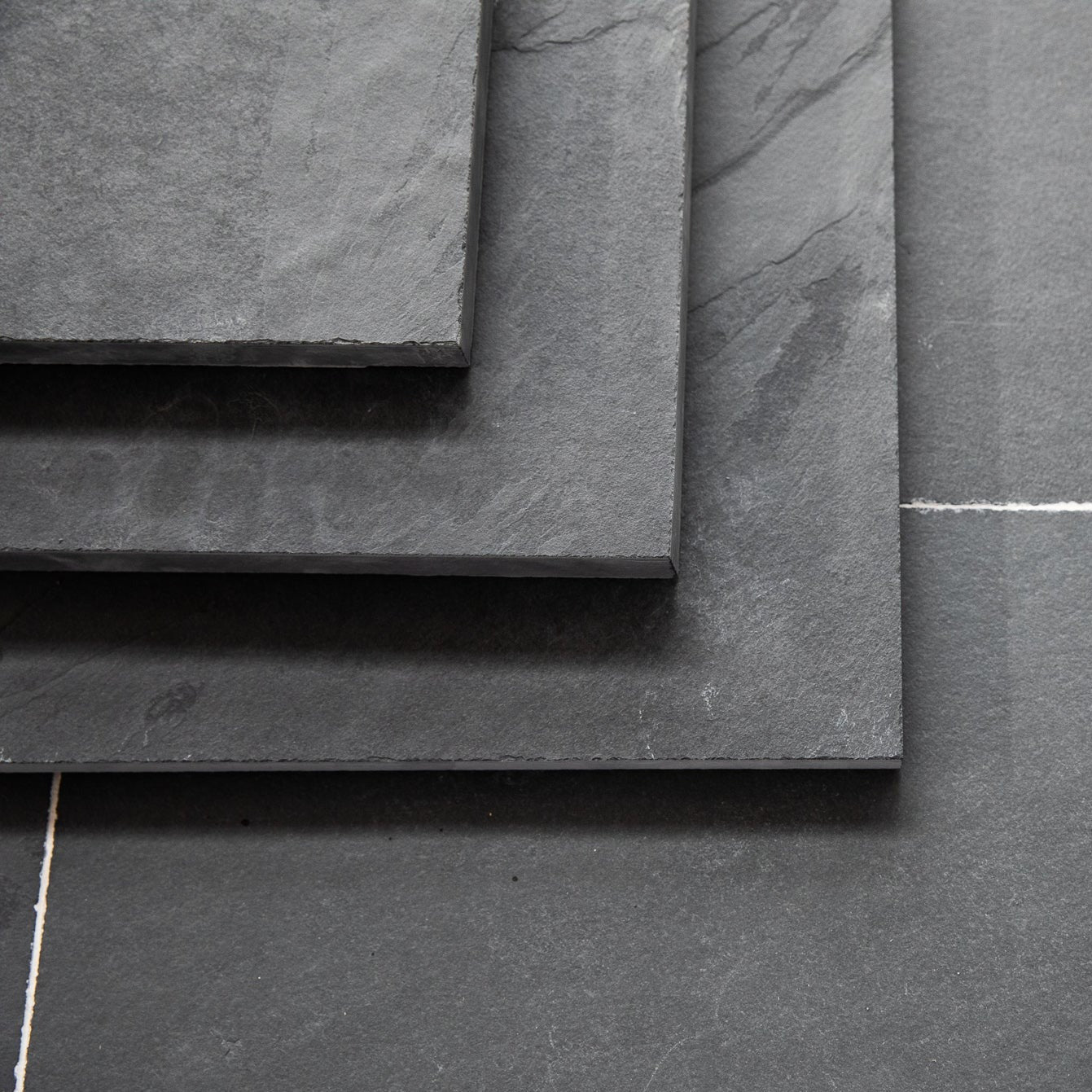 Bleusky Stone Slate Hearth Surface Pattern