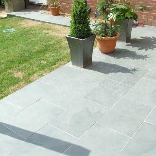 Grey Slate Paving Tiles 600 x 400  Bluesky Stone