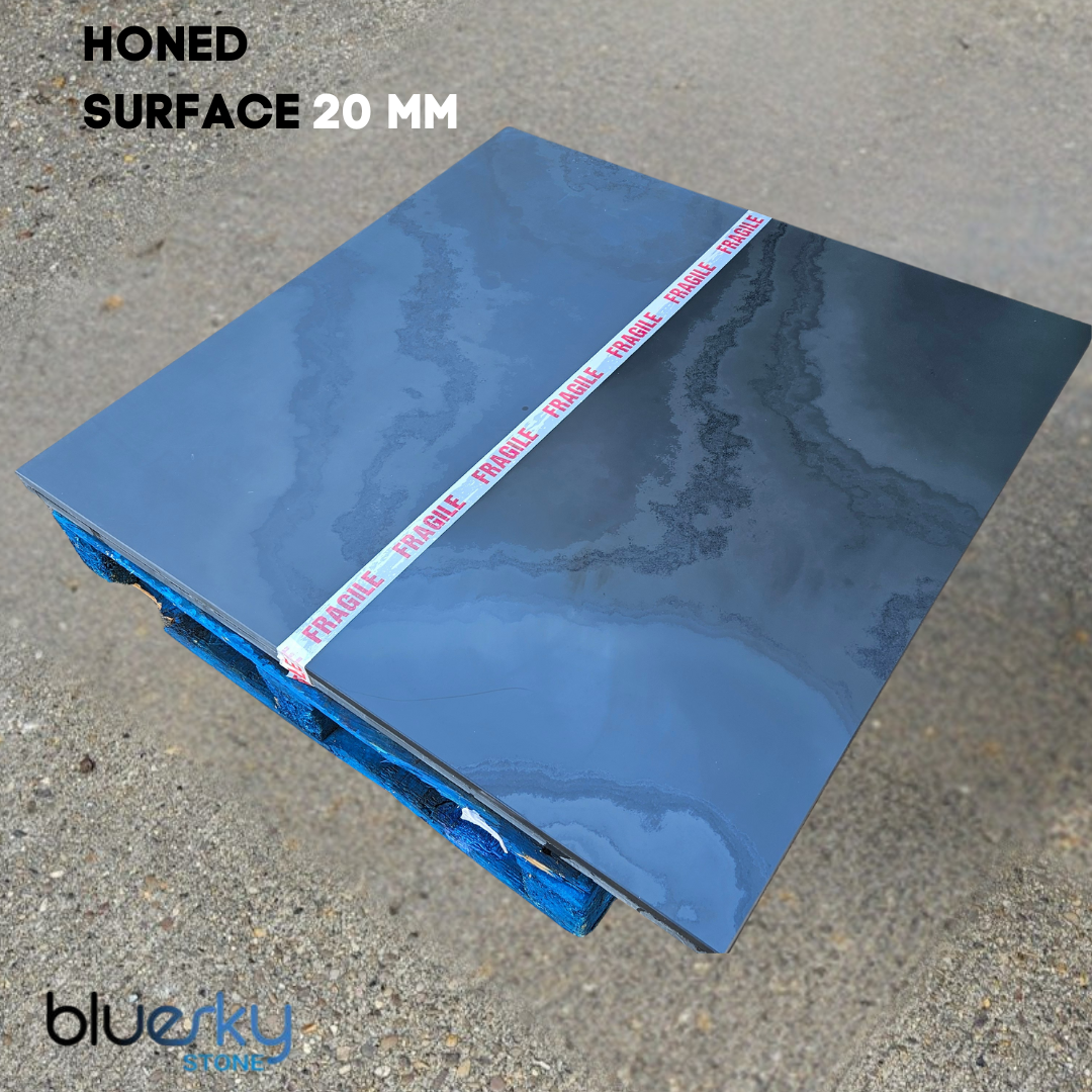 Slate Hearths for Wood burners and fireplaces | Honed Surface - 20mm | Collect Milton Keynes