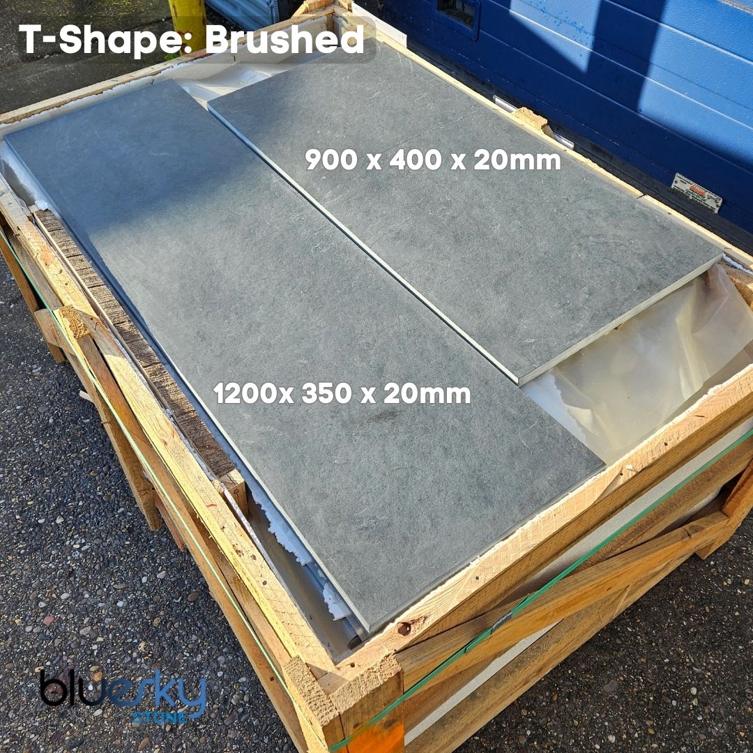 Slate Hearths for Wood burners and fireplaces | Brushed Surface - 20mm | Collect Milton Keynes