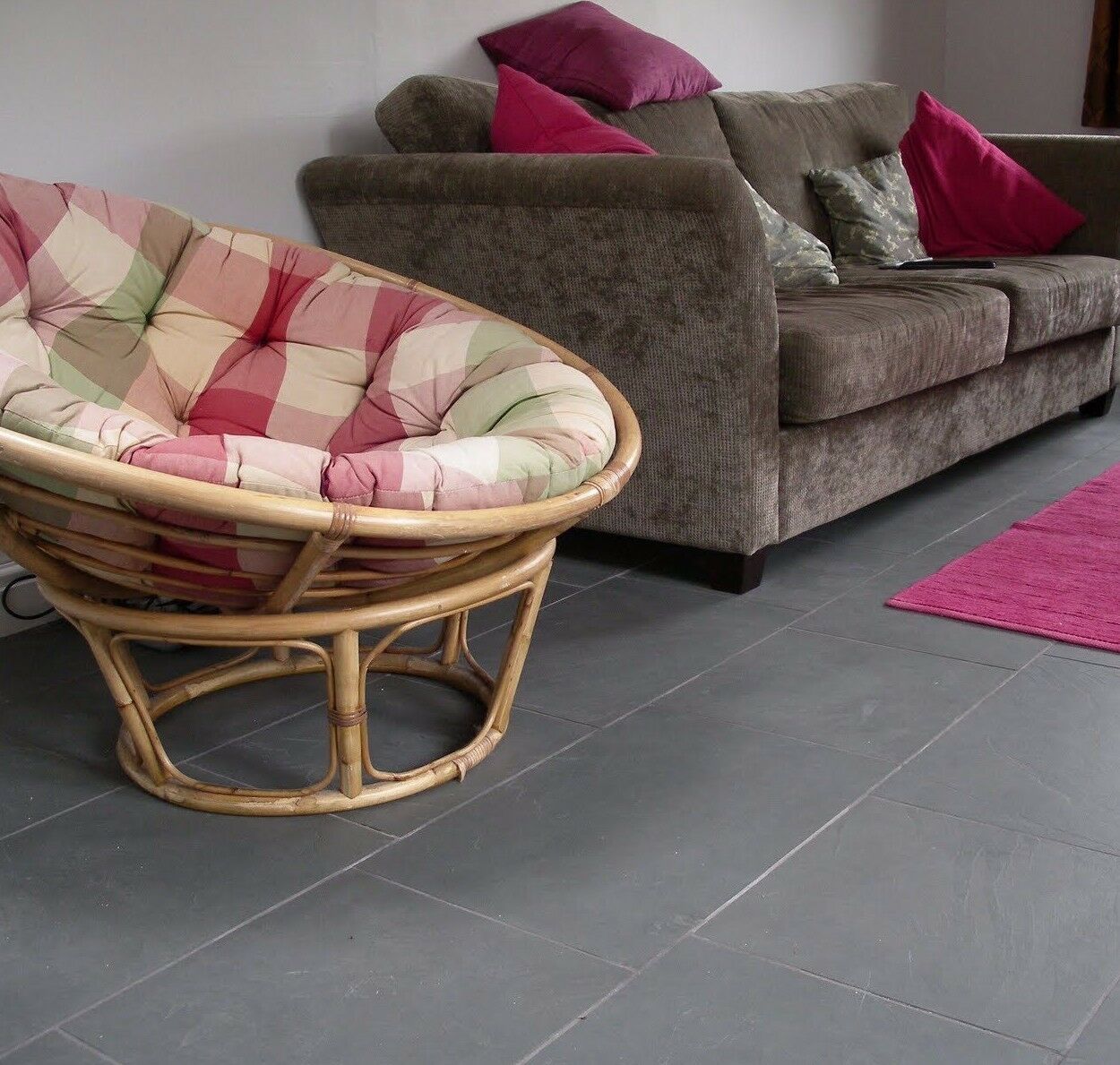 Grey Slate Floor Tiles - 60 x 40 cm | Bluesky Stone