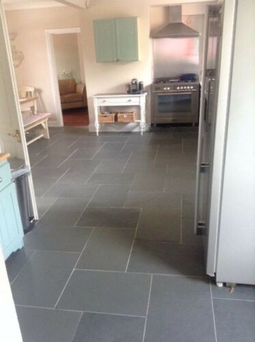 Grey Slate Floor Tiles - 60 x 40 cm | Bluesky Stone