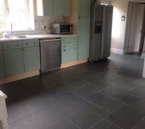 Grey Slate Floor Tiles - 60 x 40 cm | Bluesky Stone