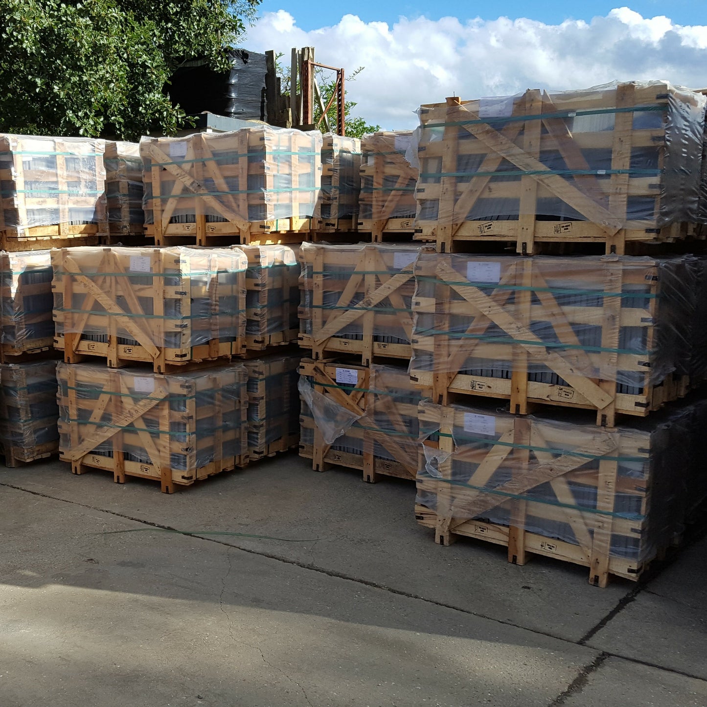 Black Limestone Crates for collection by Bluesky Stone