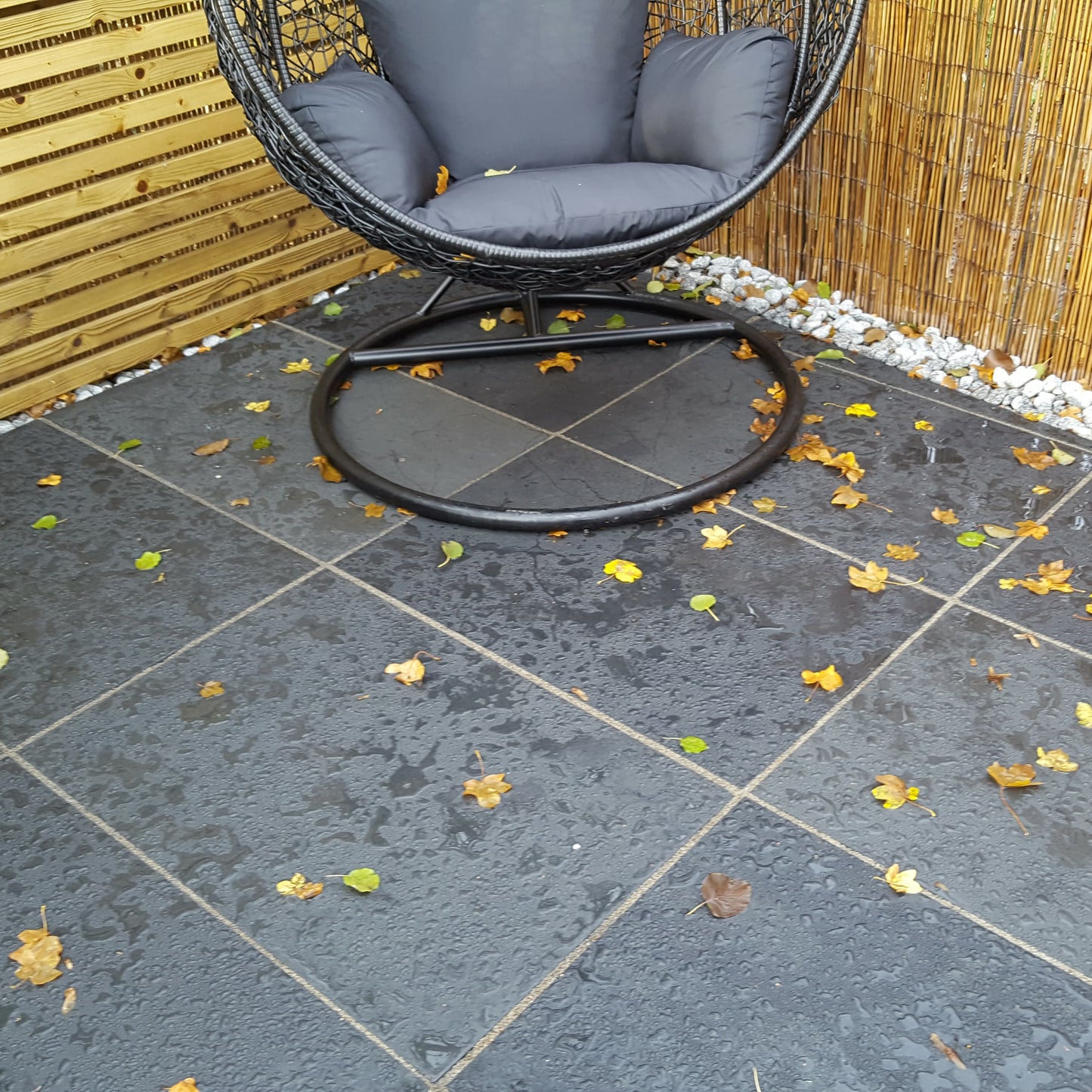 Brazilian Black Slate Paving Patio Slabs | 900 x 600 x 20 mm | Collection Colchester, £41.58/m2