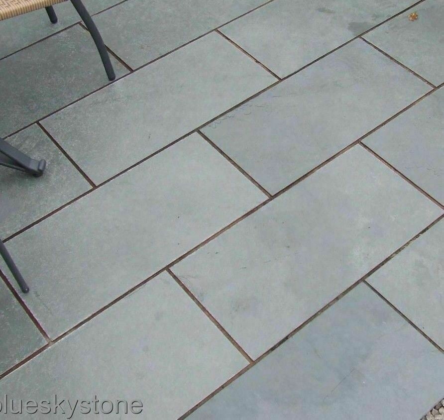 Brazilian Grey Slate Paving Patio Slabs | 4-size Patio Pack | Collection Colchester, £30.03/m2