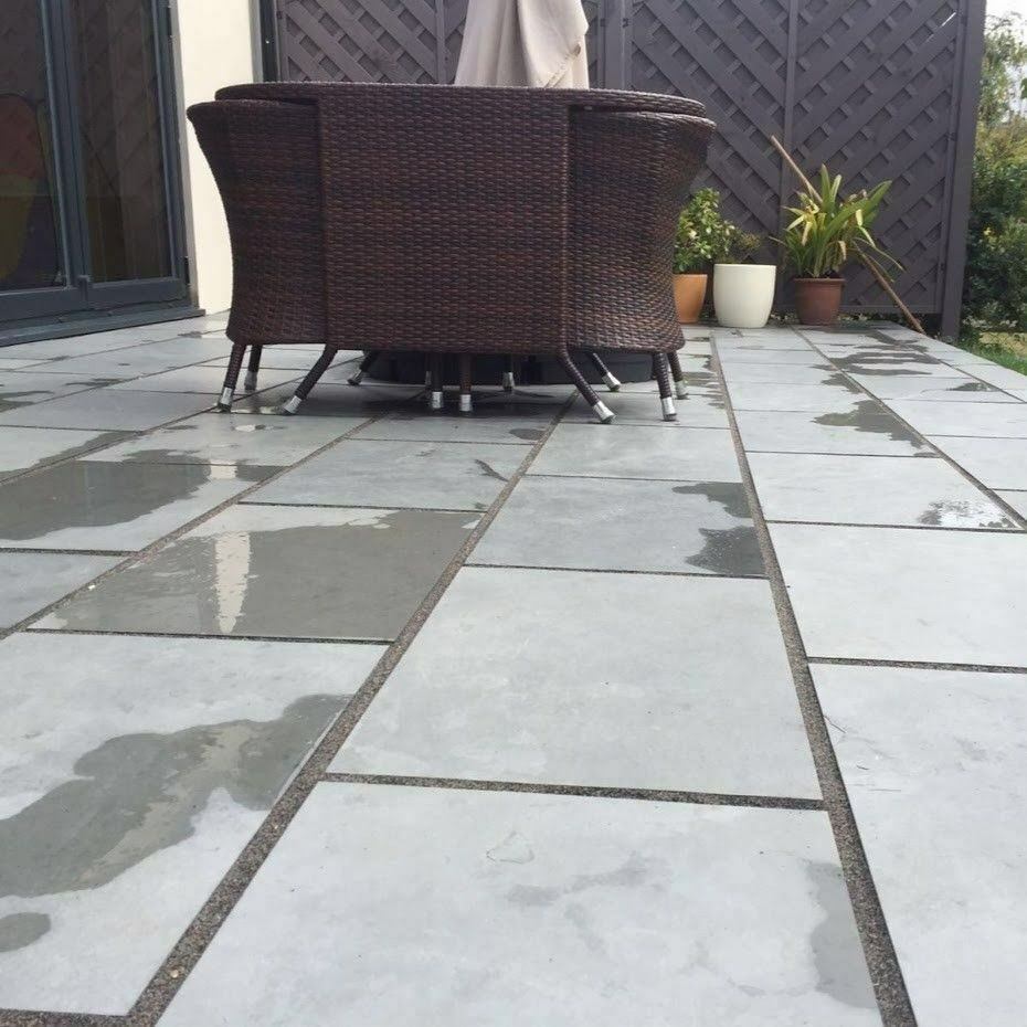 Grey Slate Paving Slabs | 600 x 300 x 15 mm | As low as £26.11/m2 | Delivered