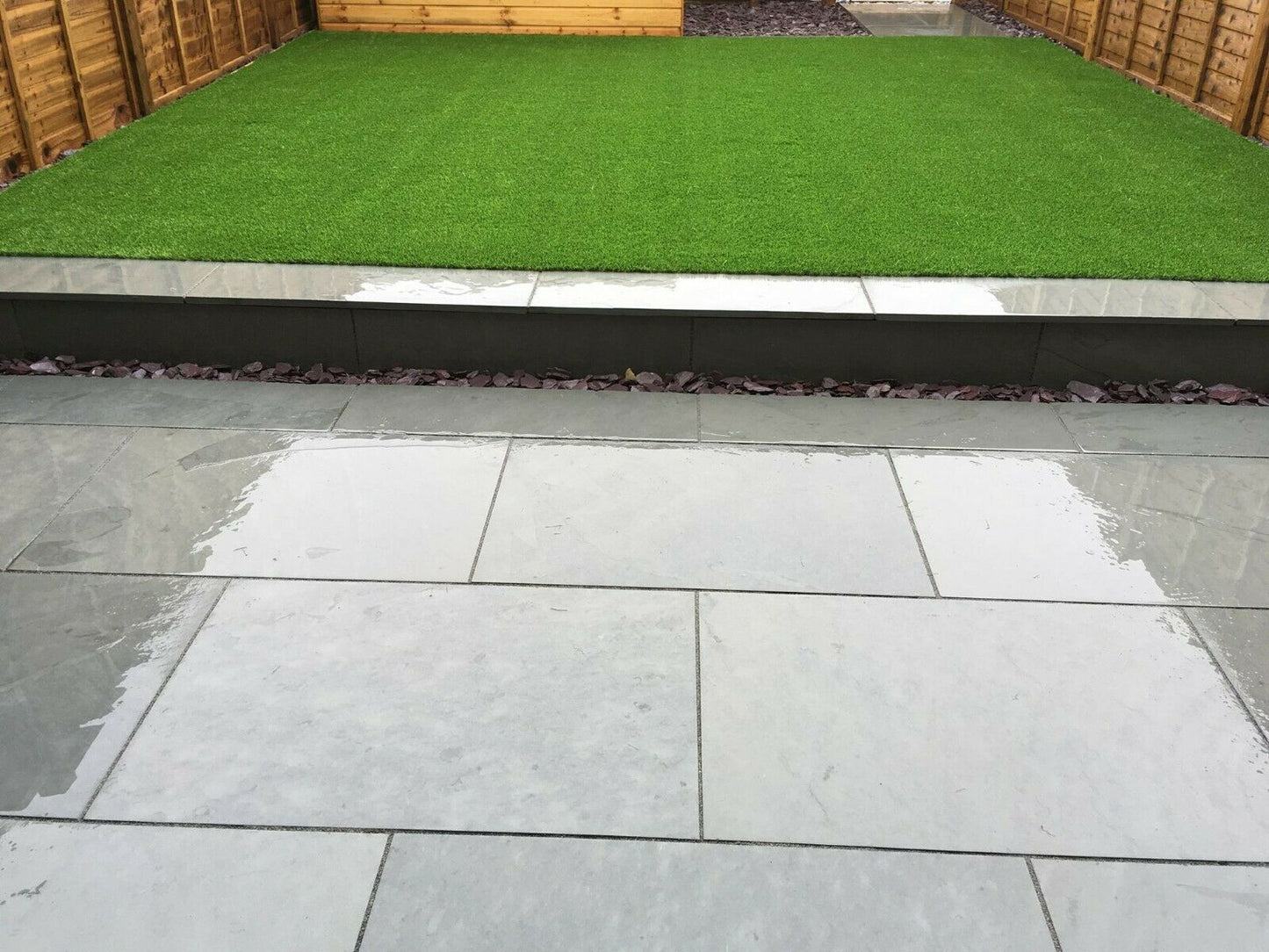 Grey Slate Paving Slabs | 600 x 300 x 15 mm | As low as £26.11/m2 | Delivered