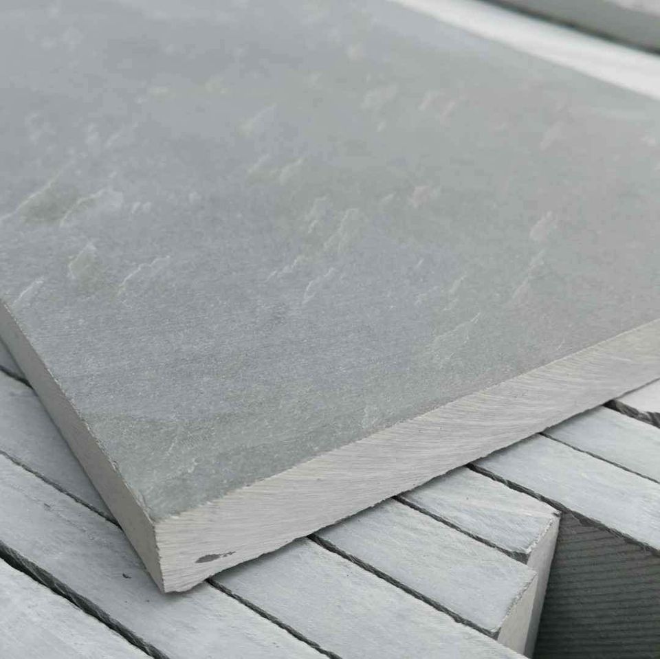 Grey Slate Paving Patio Coping & Pond Slabs 800 x 250 x 20 mm | As low as £32.92/m2 | Delivered