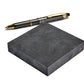 Black Slate Paving Patio Coping & Pond Slabs 800 x 250 x 20 mm | As low as £33.56/m2  | Delivered