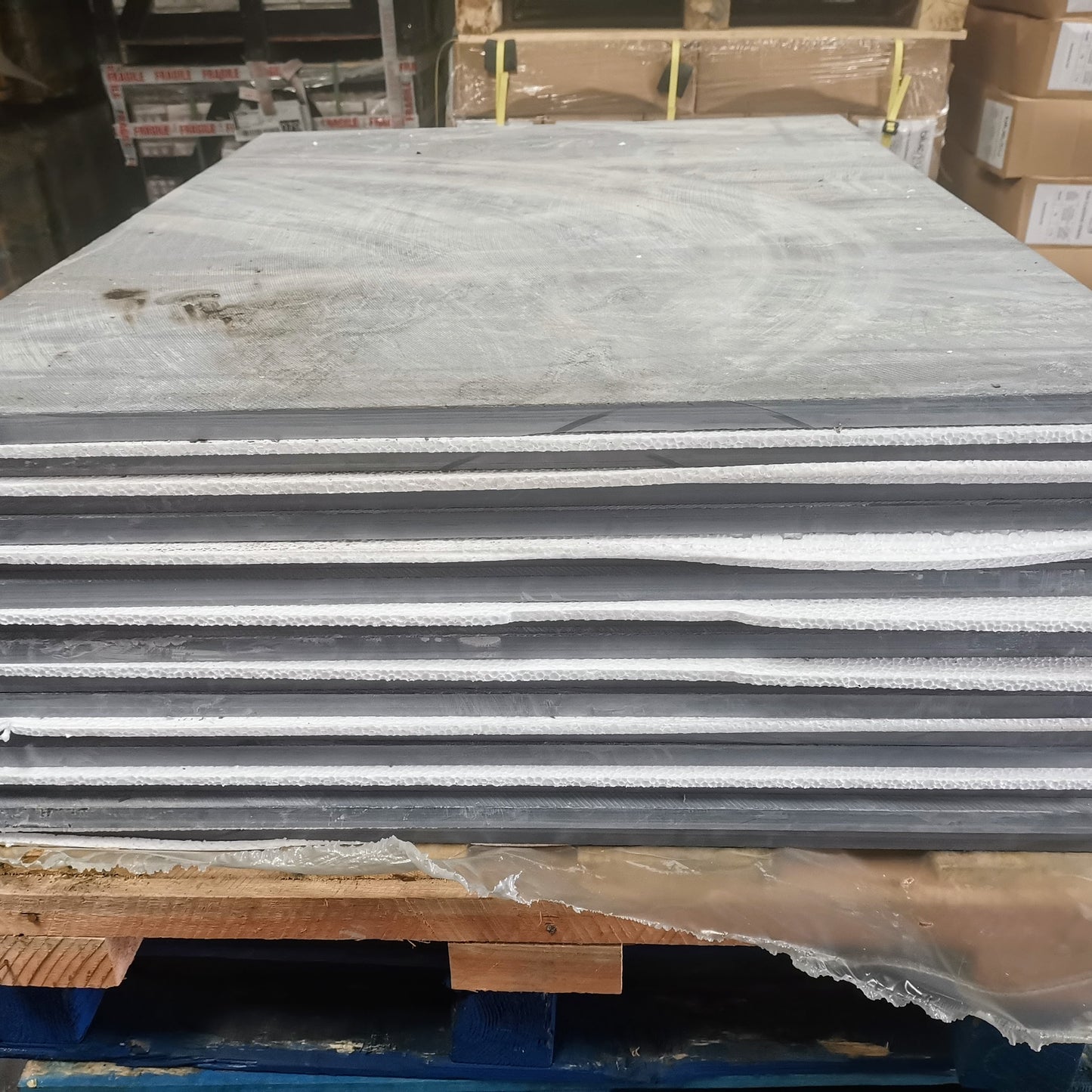 Black Slate Hearth Wood burner & Fireplace | 1200 x 900 x 20 mm | Collection Colchester