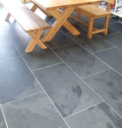 Black Slate Floor Tiles | 800 x 400 x 10 mm | Collection Colchester, £28.85/m2