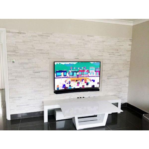 Stone Wall Cladding - White Quartz | 360 X 100mm