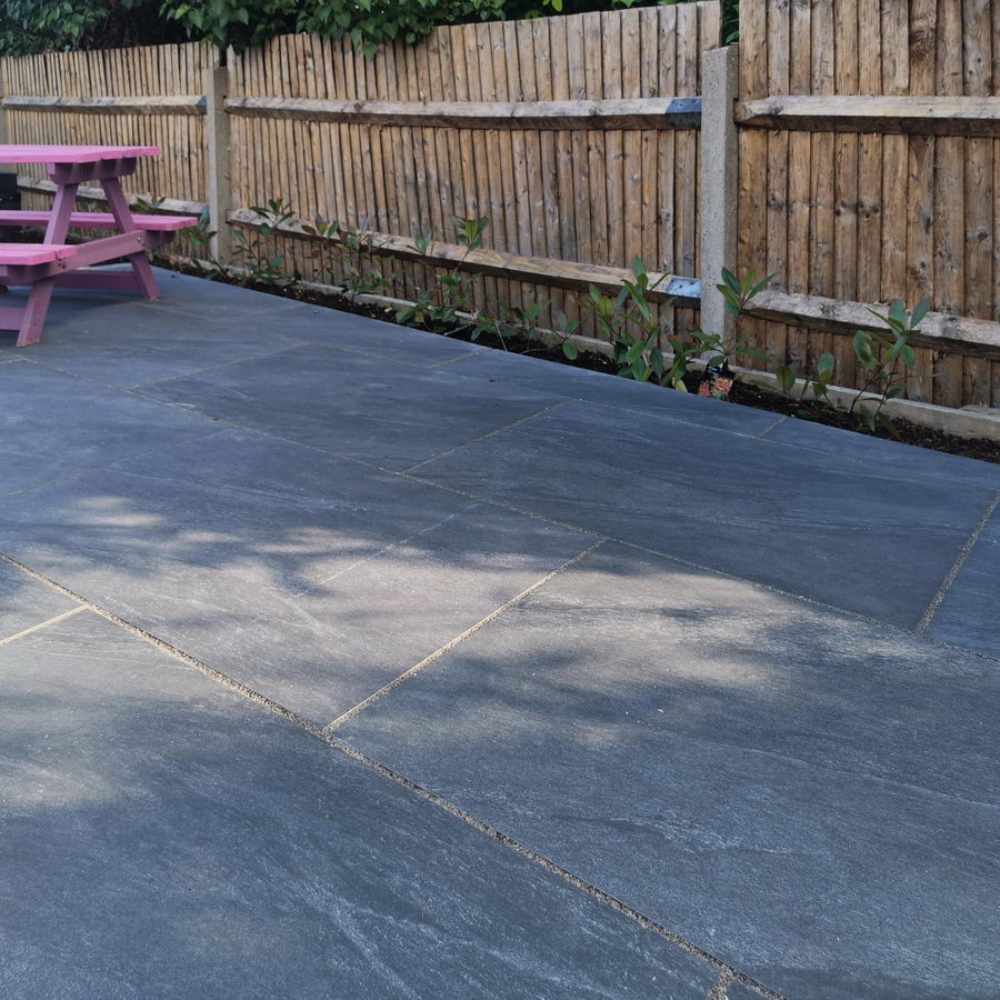 Anthracite Black Porcelain Paving Slabs