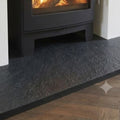 Black Limestone Hearth Slab | 900×600×20mm — Sawn Edge