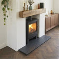 Black Limestone Hearth Slab | 900×600×20mm — Sawn Edge
