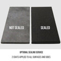 Black Limestone Hearth Slab | 900×600×20mm — Sawn Edge