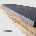 Black Limestone Paving Slab | 900×600×20mm | Sawn & Hand Cut Edge