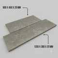 Grey Limestone Hearth Slab | 900×450×20mm