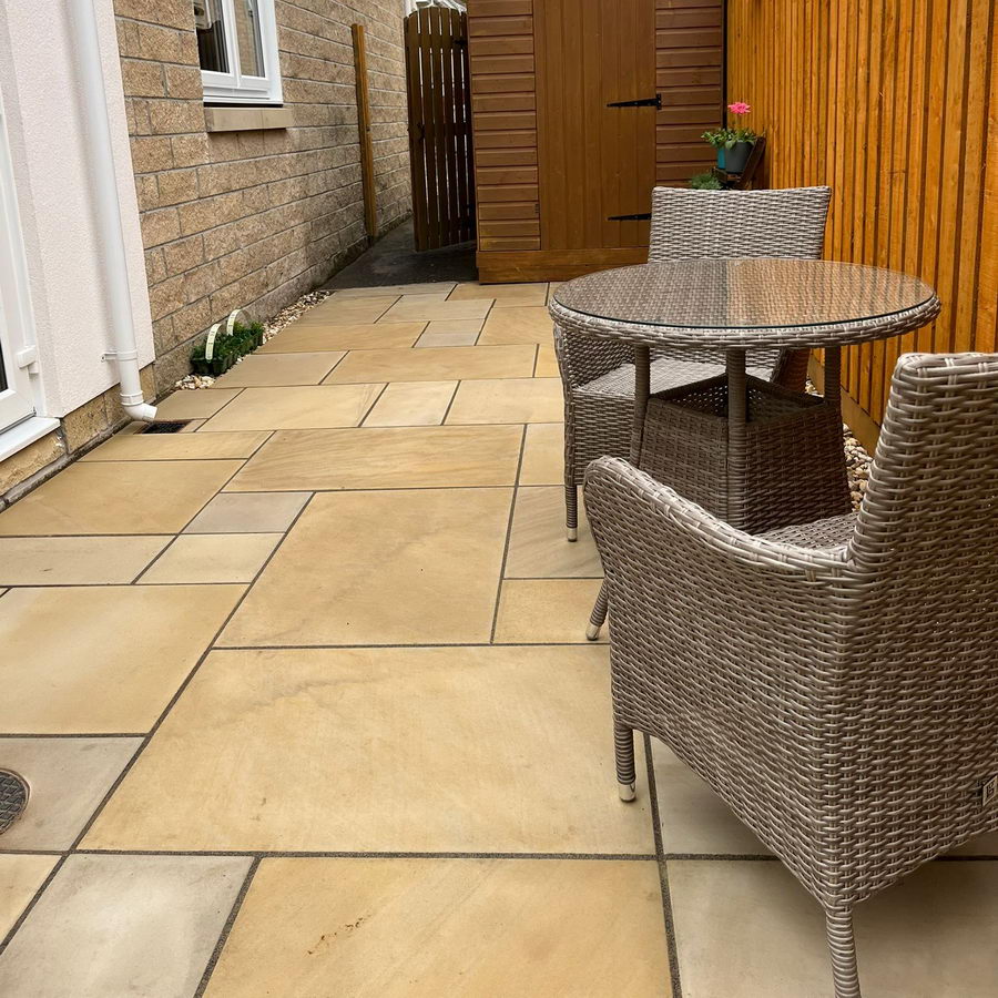 Mint Fossil Smooth Sandstone - Customer Project