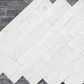 Split Face Tiles | White Pearl Cladding | 360 x 100mm | Z Shape