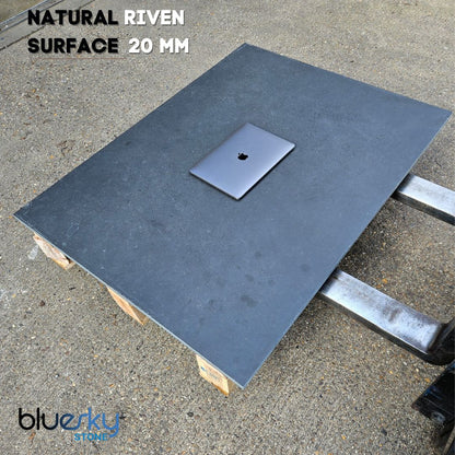 Slate Hearths for Wood burners and fireplaces | Natural Riven Surface - 20mm  | Collect Colchester