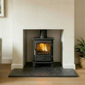 Brazilian Black Riven Slate Hearth T-Shape Set | 1200×380 + 900×450 | 20mm
