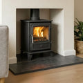 Brazilian Black Riven Slate Hearth T-Shape Set | 1200×380 + 900×450 | 20mm
