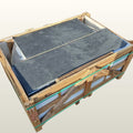 Brazilian Black Riven Slate Hearth T-Shape Set | 1200×380 + 900×450 | 20mm