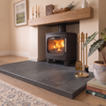 Custom cut slate hearth pad slab for fireplace delivery Milton Keynes and nationwide