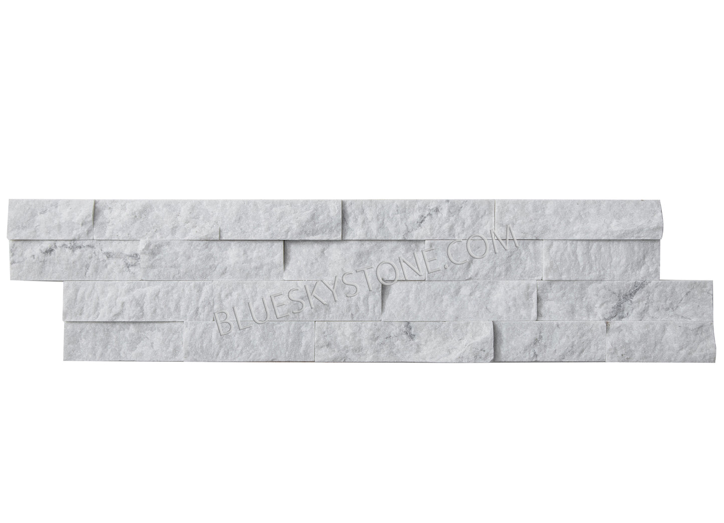 Split Face Tiles | White Pearl Cladding | 360 x 100mm | Z Shape | Delivered