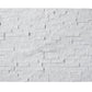 Split Face Tiles | White Pearl Cladding | 360 x 100mm | Z Shape | Delivered