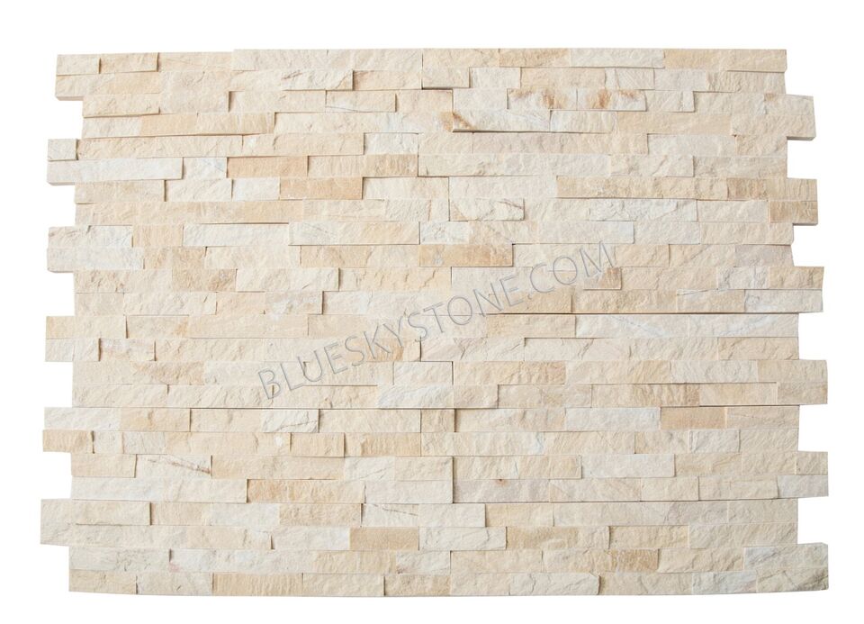 Split Face Tiles | Oyster Mix Cladding | 360 x 100mm | Z Shape | £13.45 per box collect Milton Keynes