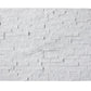 Split Face Tiles | White Pearl Cladding | 360 x 100mm | Z Shape | £13.45 per box collect Milton Keynes