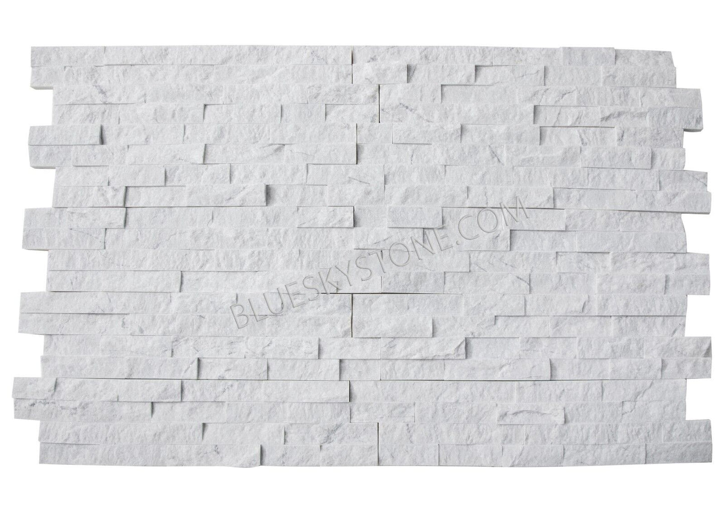 Split Face Tiles | White Pearl Cladding | 360 x 100mm | Z Shape | £13.45 per box collect Milton Keynes