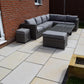 Mint Fossil Sandstone Paving, Smooth Honed & Sawn 900 x 600 | As low as £26.22/m2