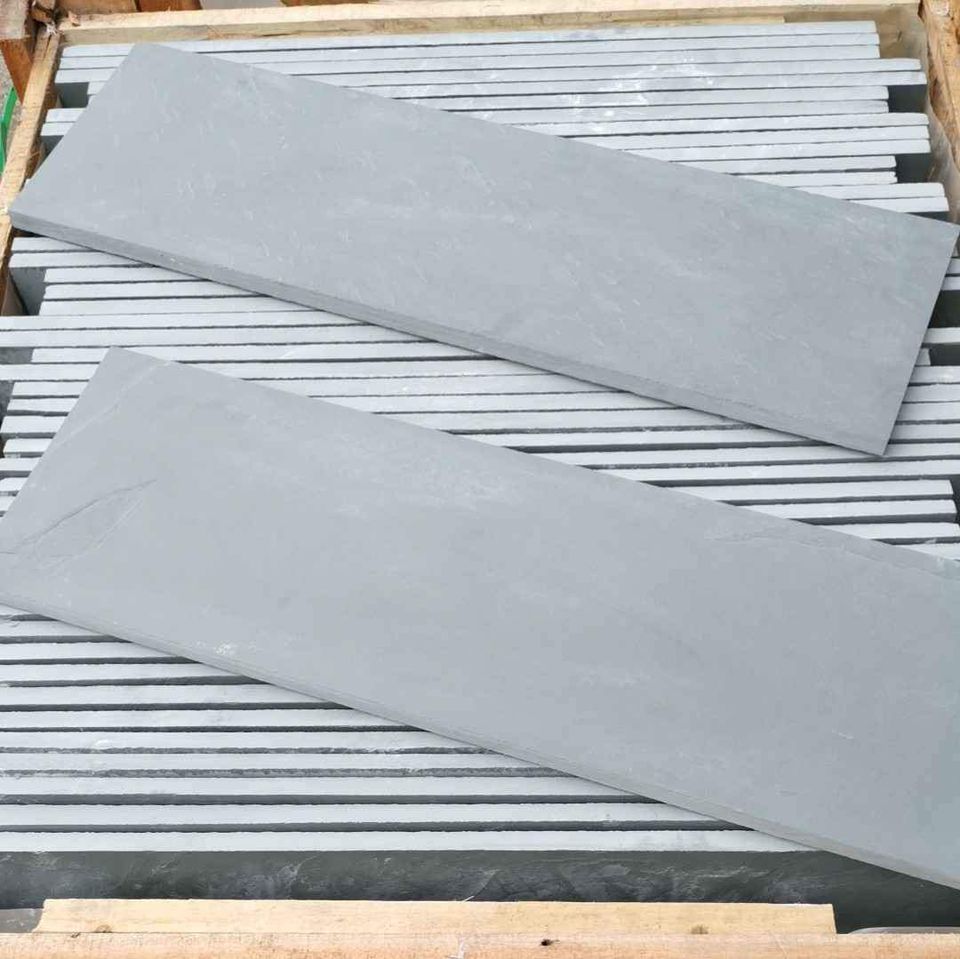 Grey Slate Paving Patio Coping & Pond Slabs 800 x 250 x 20 mm | Delivered