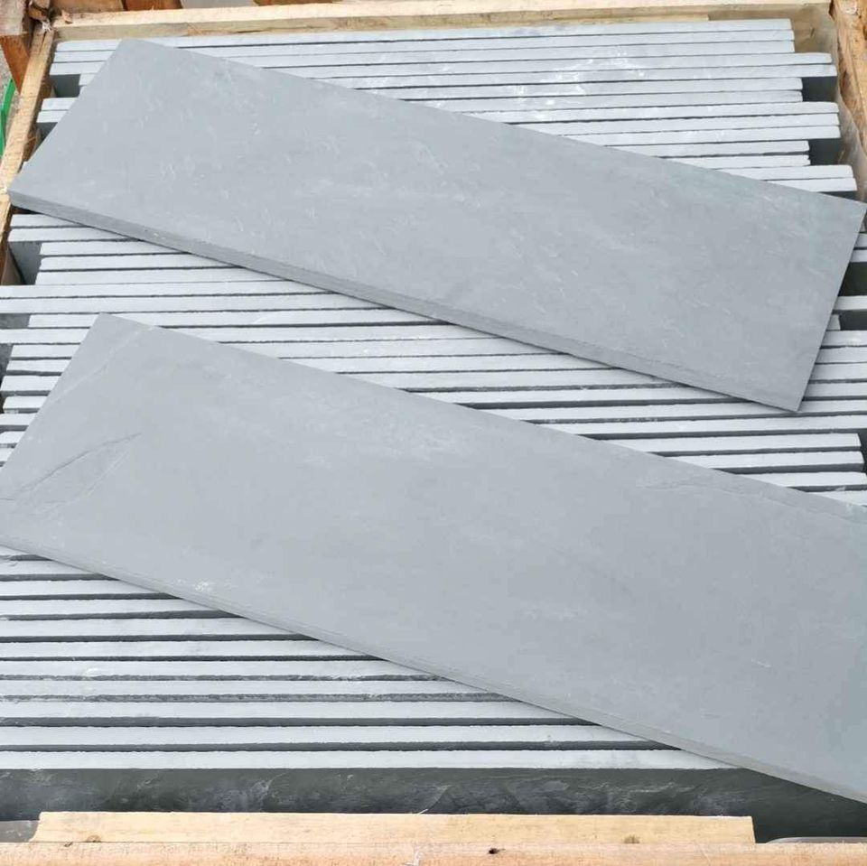 Brazilian Grey Slate Paving Patio Slabs | 800 x 250 x 20 mm | Collection Milton Keynes