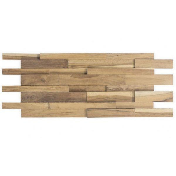 Wood Teak Cladding | Split Face | Diverse Model | As Low as £35.75/M² | Bluesky Stone