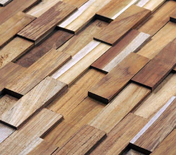 Wood Teak Cladding | Split Face | Diverse Model | As Low as £35.75/M² | Bluesky Stone