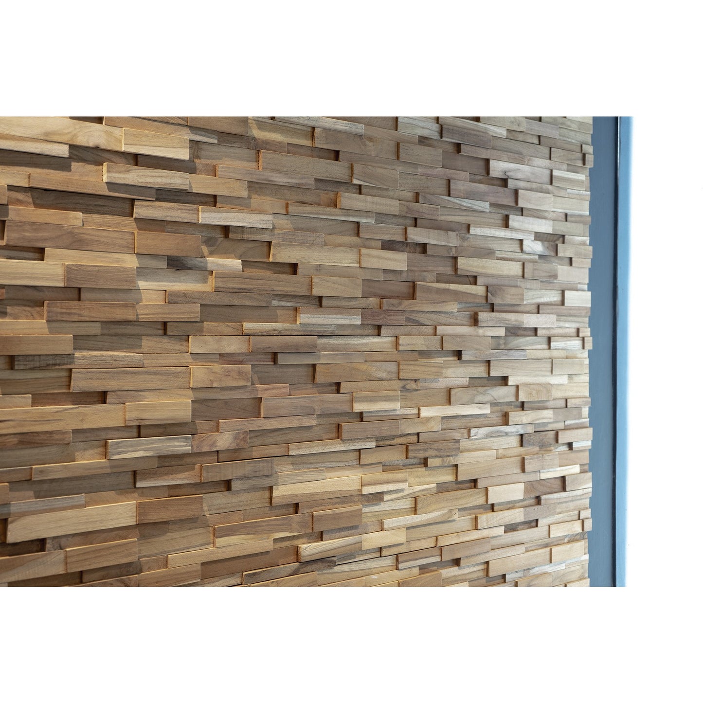 Wood Teak Cladding | Split Face | Diverse Model | As Low as £35.75/M² | Bluesky Stone