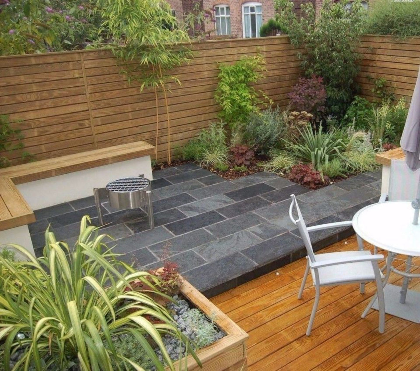 Brazilian Black Slate Paving Patio Slabs | 4-size Patio Pack, 18.34m2 | £34.44/m2 | Delivered