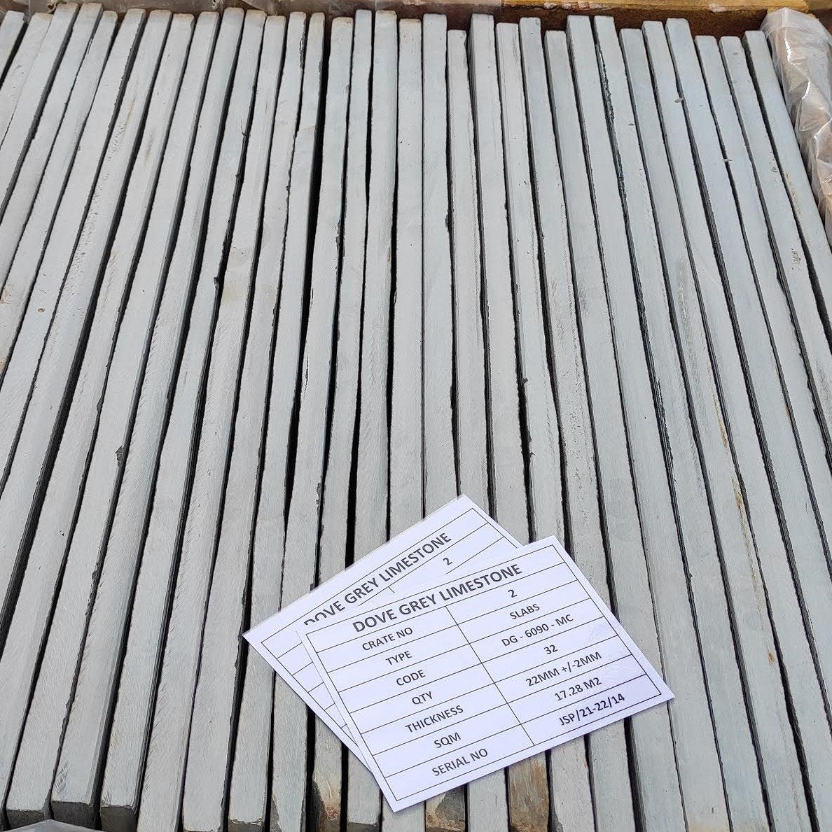 Dove Grey Limestone Paving Slabs | 900 x 600 x 22 mm | Collection Milton Keynes