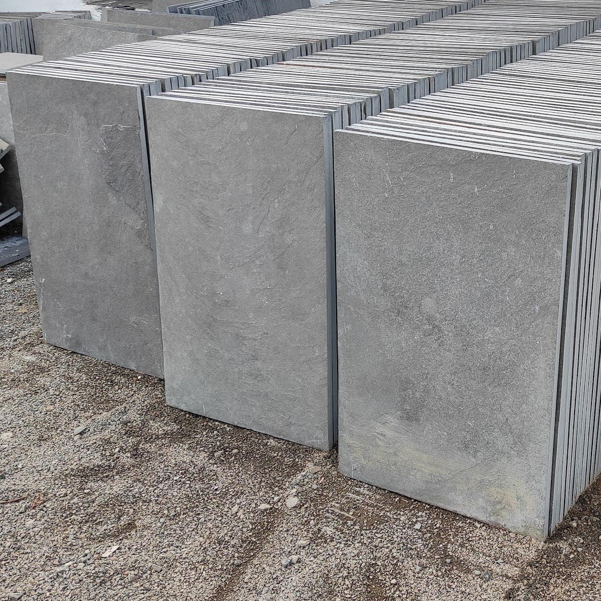 Dove Grey Limestone Paving Slabs | 600 x 600 x 22mm | Collection Basildon