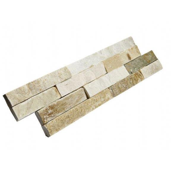 Stone Wall Cladding - Split Face Tiles | Oyster | As Low As £26.74/m2