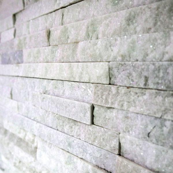 Stone Wall Cladding - White Quartz | 360 X 100mm